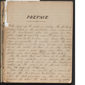 wriggens memoir preface