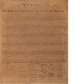 Stone's Declaration of Independence