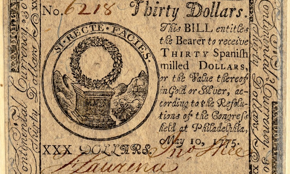 Eighteenth century currency