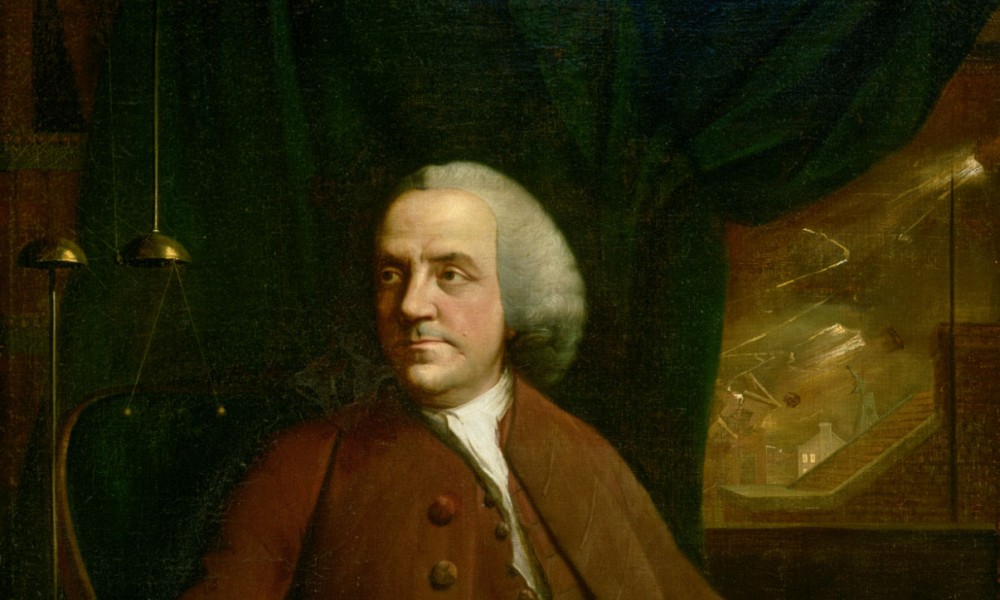 Portrait of Benjamin Franklin 