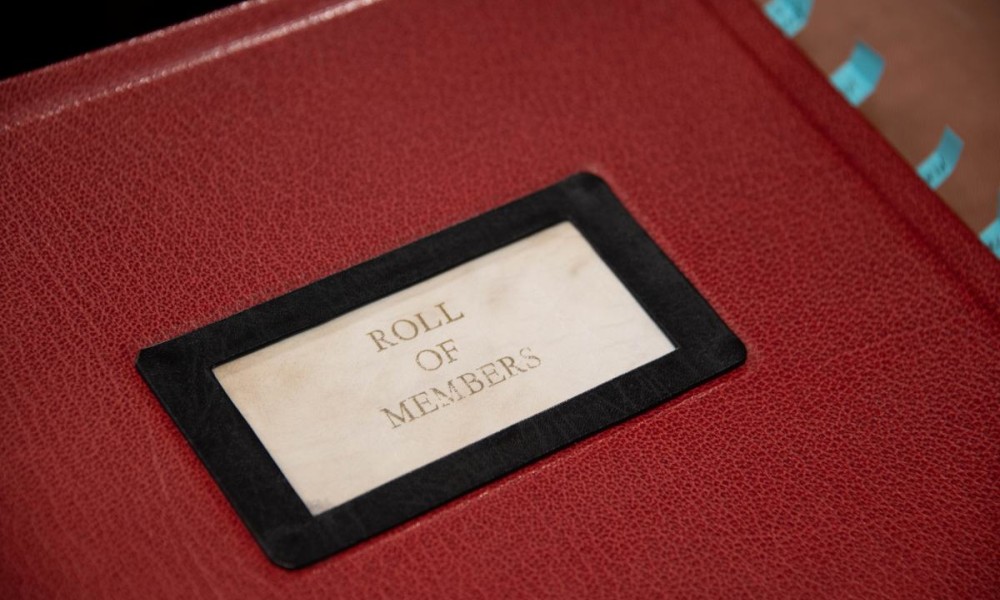 cover of member roll book
