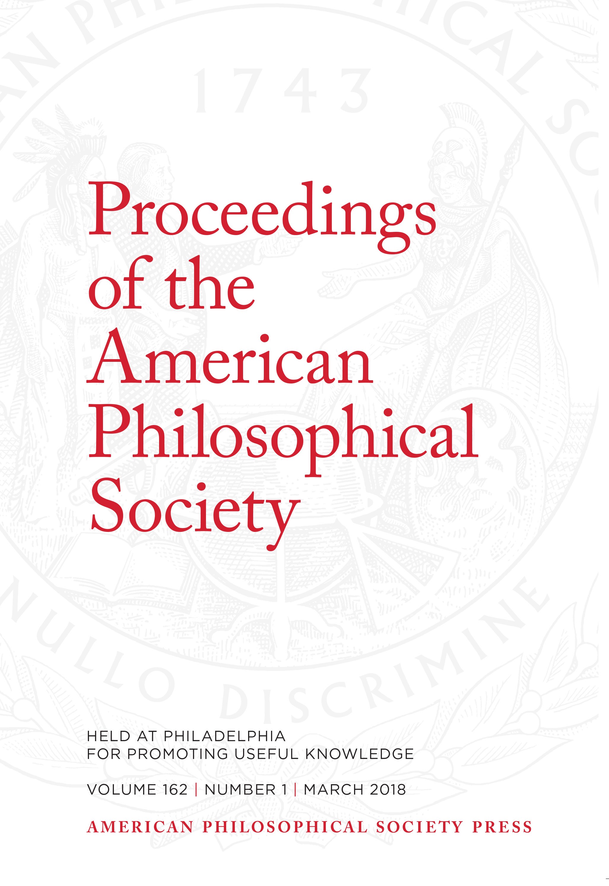 Proceedings Volume 162:1 Cover