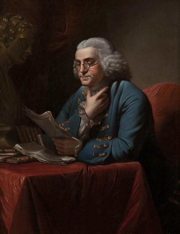 Peale Portrait of Benjamin Franklin 