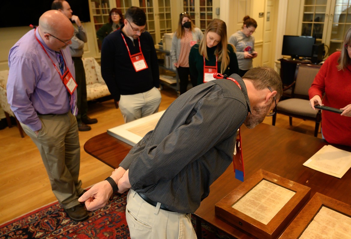 National Council for the Social Studies viewing APS collection materials