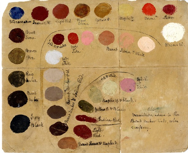 Paint Palette by Rembrandt Peale