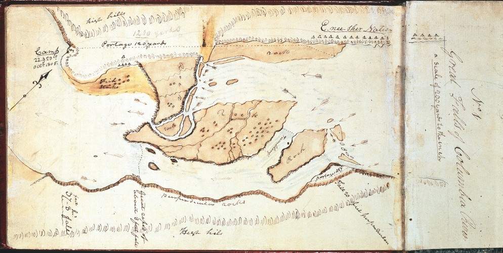 Lewis and clark map