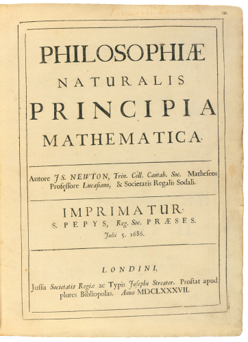 Newton Principia