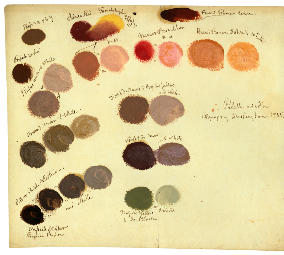 Paint Palette, Rembrandt Peale.