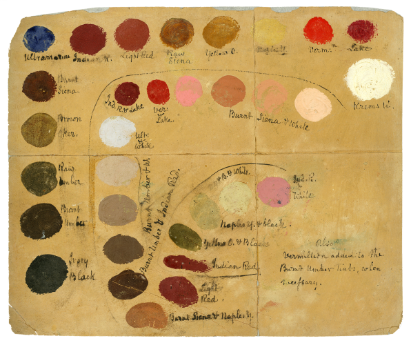 Paint Palette, Rembrandt Peale.