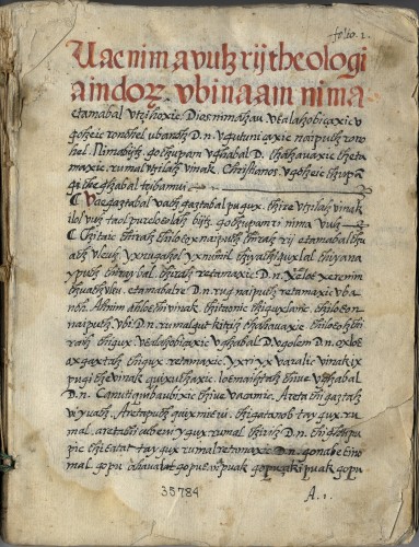 Theologia Indorum