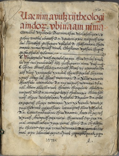 Theologia Indorum