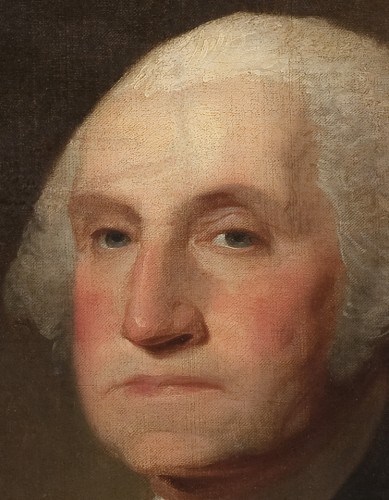 Detail of Washington's face