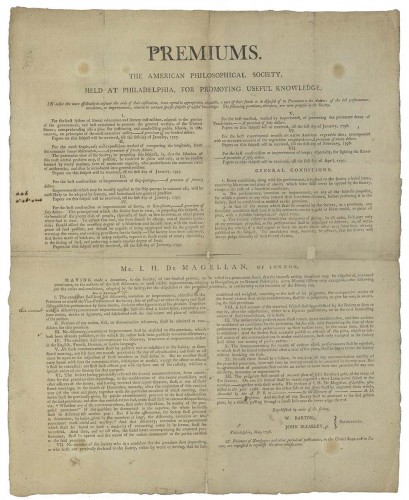 printed broadside document