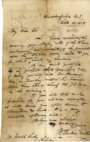 manuscript letter