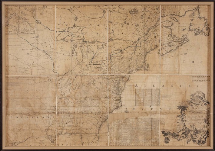 John Mitchell's map of the British and French dominions in North America