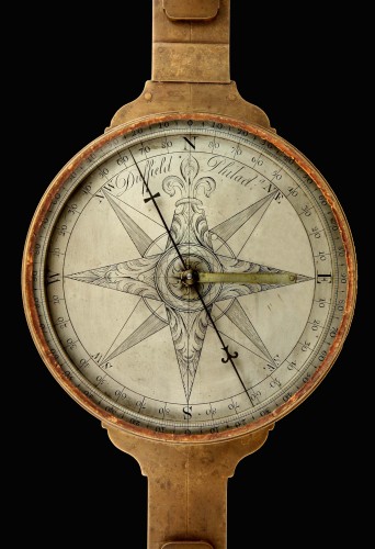 brass surveyor's compass