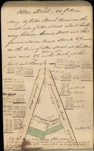 Robert Brooke's surveyor's notebook