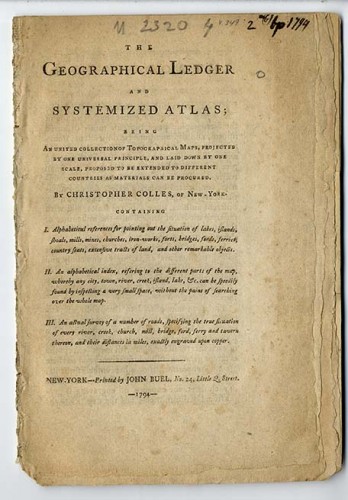 The Geographical Ledger and Systematized Atlas