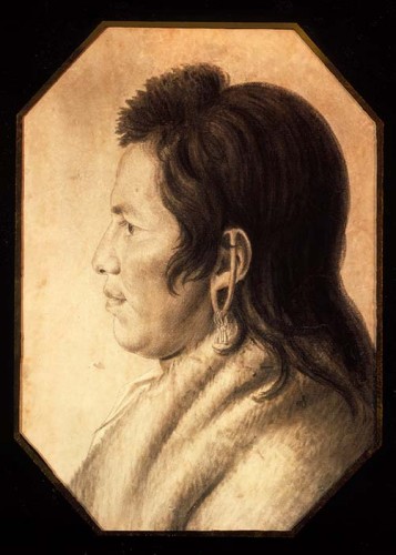 Portrait of Montgomery Montour (previously identified as Sha-ha-ka)