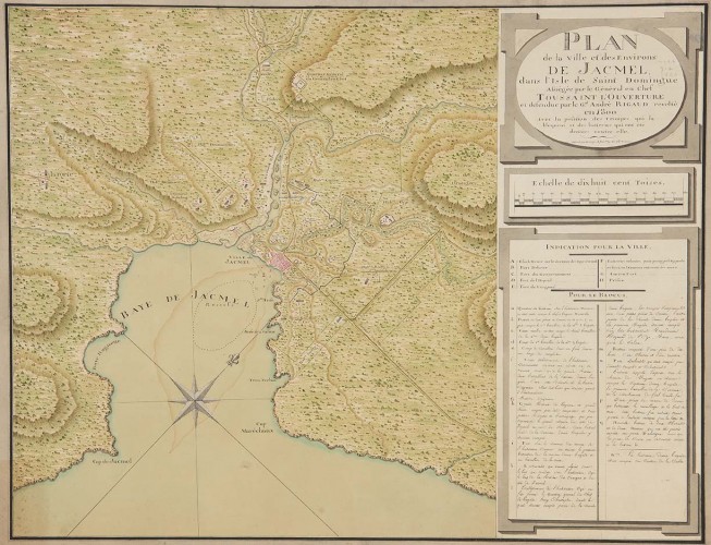 Plan de la ville et des environs de Jacmel