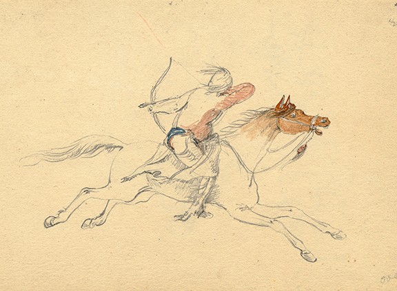 indian on horseback