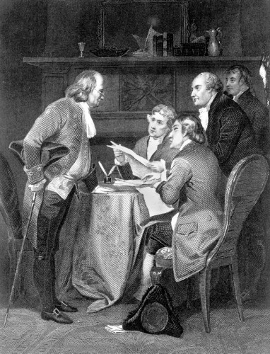 Committee of Five, drafting the Declaration