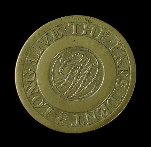 Inaugural button, George Washington