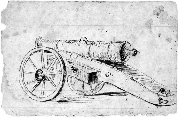 Sketch of a cannon