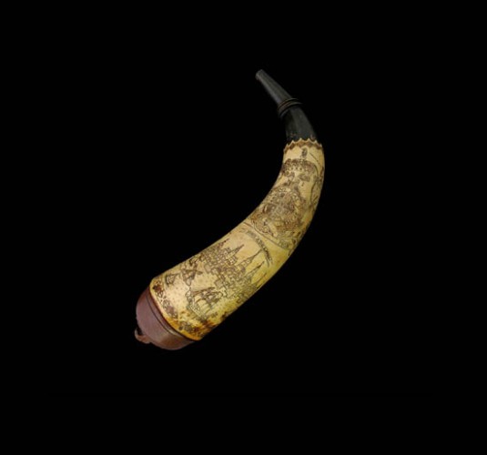 Philadelphia Powder Horn