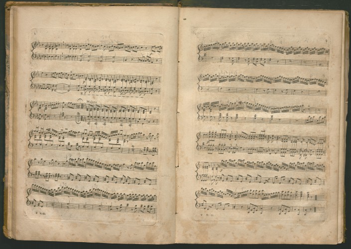 sheet music inside