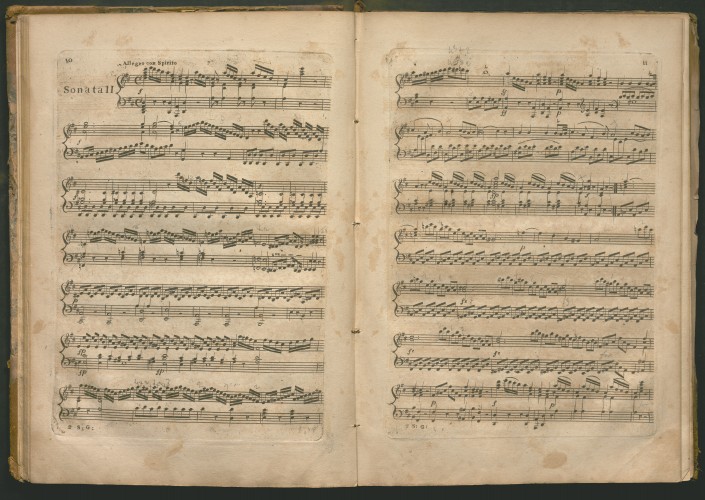 sheet music inside