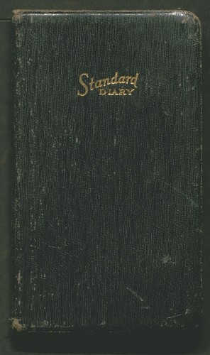 scan of cover of diary, with Standard Diary imprinted on front