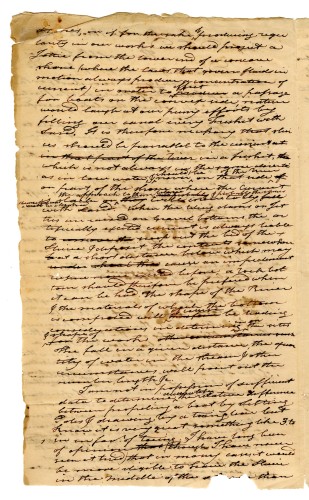 scan of manuscript letter