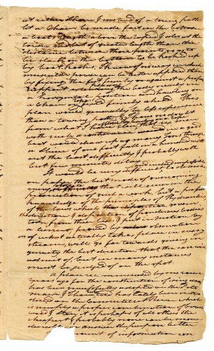 scan of manuscript letter