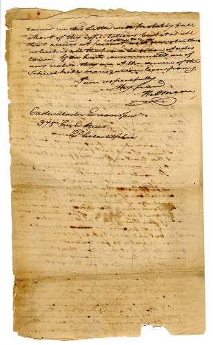 scan of manuscript letter