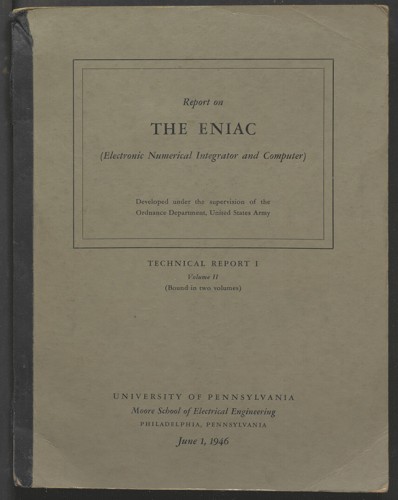 Report on the ENIAC