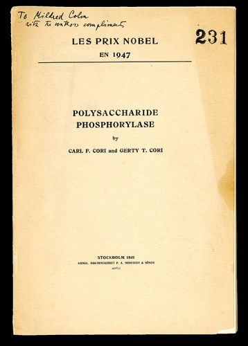 “Les Prix Nobel en 1947: Polysaccharide Phosphorylase”