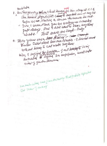 notes for speech at Nobel Prize banquet