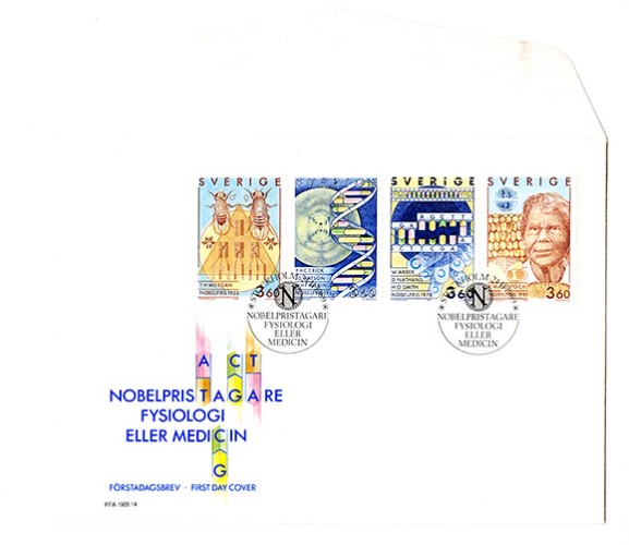 Nobel Prize postage stamps