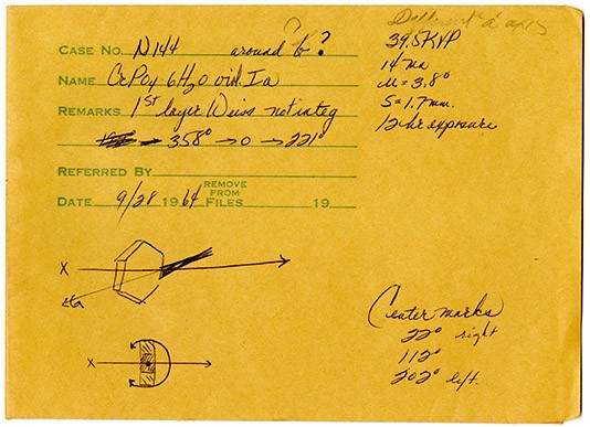 Chromium phosphate: Print from Original Negative, Tracing, and Envelope