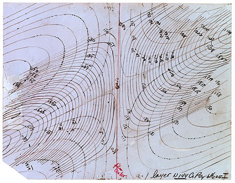 Chromium phosphate: Print from Original Negative, Tracing, and Envelope