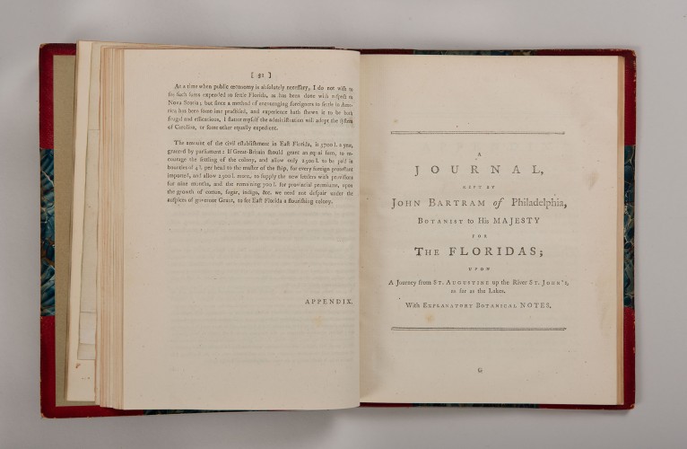 A Description of East-Florida: with a Journal…by John Bartram of Philadelphia…