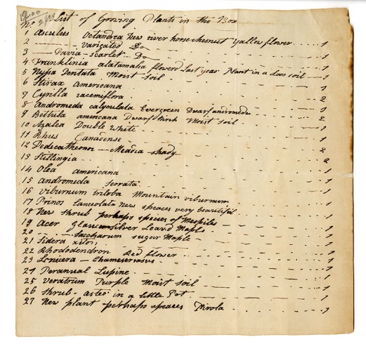 Plant Lists